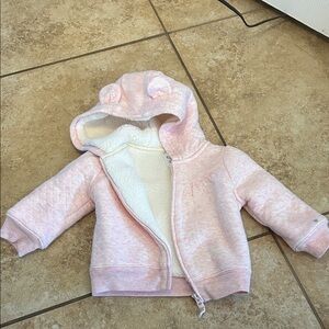 Carter's Light Pink Fleece-Lined Hoodie